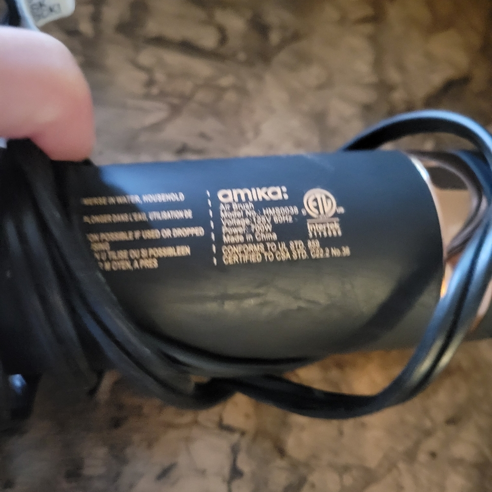 Amika Double Agent 2-in-1 Blow Dryer Straightner Brush - Picture 2 of 5